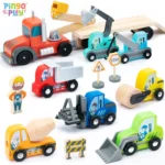Construction Site Vehicles Carrier Set (14 pieces) 3 Years+