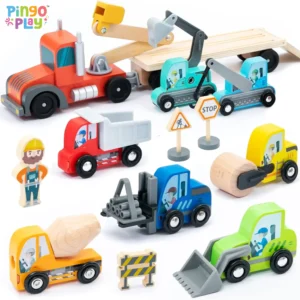 Construction Site Vehicles Carrier Set (14 pieces) 3 Years+
