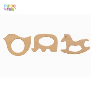 Wooden Teethers (Multi-Design) 3 Months+