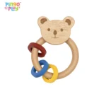 Bear Shaped Rattle (3 Months+)
