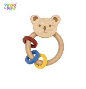 Bear Shaped Rattle (3 Months+)