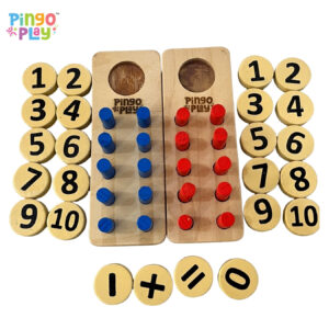 Math & Number Learning Peg Board (3 Years+)