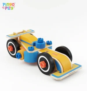 Formula 1 Car Construction Set for 3 Year+ (48 Pieces)